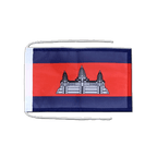 Cambodge Drapeau avec cordelettes 20 x 30 cm