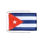 Drapeau avec cordelettes Cuba 20 x 30 cm