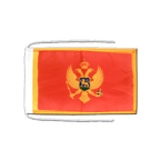 Montenegro Flag with ropes 8x12"