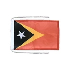 Drapeau avec cordelettes Timor orièntale 20 x 30 cm
