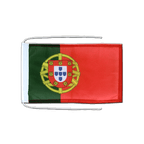 Portugal - Drapeau avec cordelettes 20 x 30 cm
