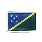 Solomon Islands Flag with ropes 8x12"