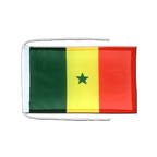 Sénégal - Drapeau avec cordelettes 20 x 30 cm