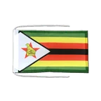 Drapeau avec cordelettes Zimbabwe 20 x 30 cm