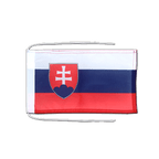 Slovakia Flag with ropes 8x12"