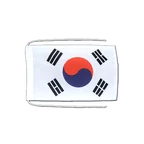 Drapeau avec cordelettes Corée du Sud 20 x 30 cm
