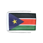 Sud-Soudan Drapeau avec cordelettes 20 x 30 cm