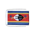 Drapeau avec cordelettes Swaziland 20 x 30 cm