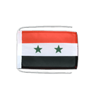 Syrie Drapeau avec cordelettes 20 x 30 cm