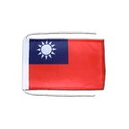 Taiwan Flag with ropes 8x12"