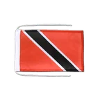 Drapeau avec cordelettes Trinité et Tobago 20 x 30 cm