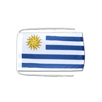 Uruguay Drapeau avec cordelettes 20 x 30 cm