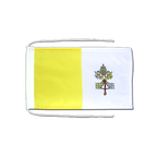 Vatican Drapeau avec cordelettes 20 x 30 cm