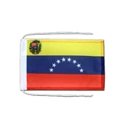 Drapeau avec cordelettes Venezuela 8 Etoiles 20 x 30 cm