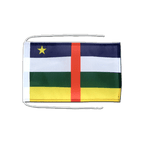 République Centrafricaine Drapeau avec cordelettes 20 x 30 cm