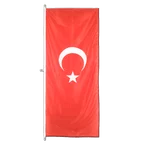 Drapeau vertical Turquie 80 x 200 cm