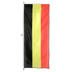 Belgien Hochformat Flagge 80 x 200 cm