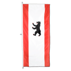 Berlin Hochformat Flagge 80 x 200 cm