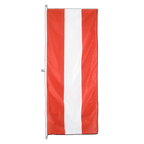 Österreich Hochformat Flagge 80 x 200 cm