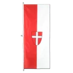 Wien Hochformat Flagge 80 x 200 cm