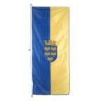 Niederösterreich Hochformat Flagge 80 x 200 cm