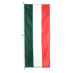 Italien Hochformat Flagge 80 x 200 cm