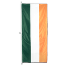 Irland Hochformat Flagge 80 x 200 cm