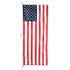 USA Drapeau vertical 80 x 200 cm