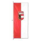 Salzburg Hochformat Flagge 80 x 200 cm