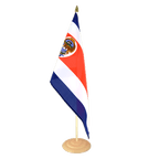Costa Rica Große Tischflagge 30 x 45 cm