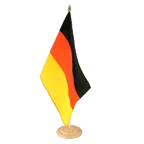 Grand drapeau de table Allemagne 30 x 45 cm, bois