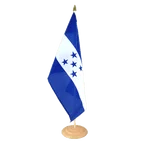 Grand drapeau de table Honduras 30 x 45 cm, bois