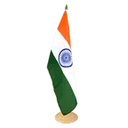 Grand drapeau de table Inde 30 x 45 cm, bois