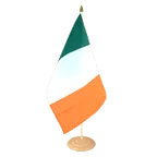 Grand drapeau de table Irlande 30 x 45 cm, bois