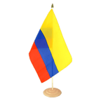 Colombie Grand drapeau de table 30 x 45 cm, bois