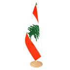 Libanon Große Tischflagge 30 x 45 cm