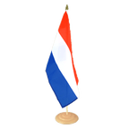 Pays-Bas Grand drapeau de table 30 x 45 cm, bois