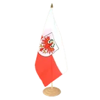 Grand drapeau de table Tyrol 30 x 45 cm, bois