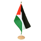 Palestine Grand drapeau de table 30 x 45 cm, bois