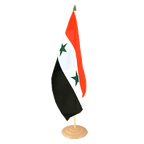 Syrien Große Tischflagge 30 x 45 cm