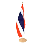 Grand drapeau de table Thaïlande 30 x 45 cm, bois