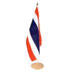 Thailand Large Table Flag 12x18", wooden