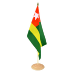 Togo Große Tischflagge 30 x 45 cm
