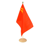 URSS Grand drapeau de table 30 x 45 cm, bois