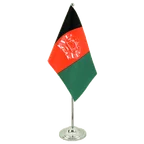 Satin Tischflagge Afghanistan 15 x 22 cm
