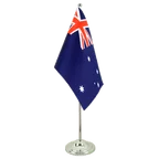 Drapeau de table Australie 15 x 22 cm, prestige