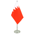 Bahrain Satin Tischflagge 15 x 22 cm