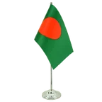 Satin Tischflagge Bangladesch 15 x 22 cm