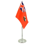 Satin Tischflagge Bermudas 15 x 22 cm