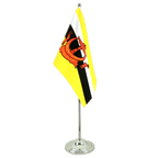 Brunei Satin Tischflagge 15 x 22 cm